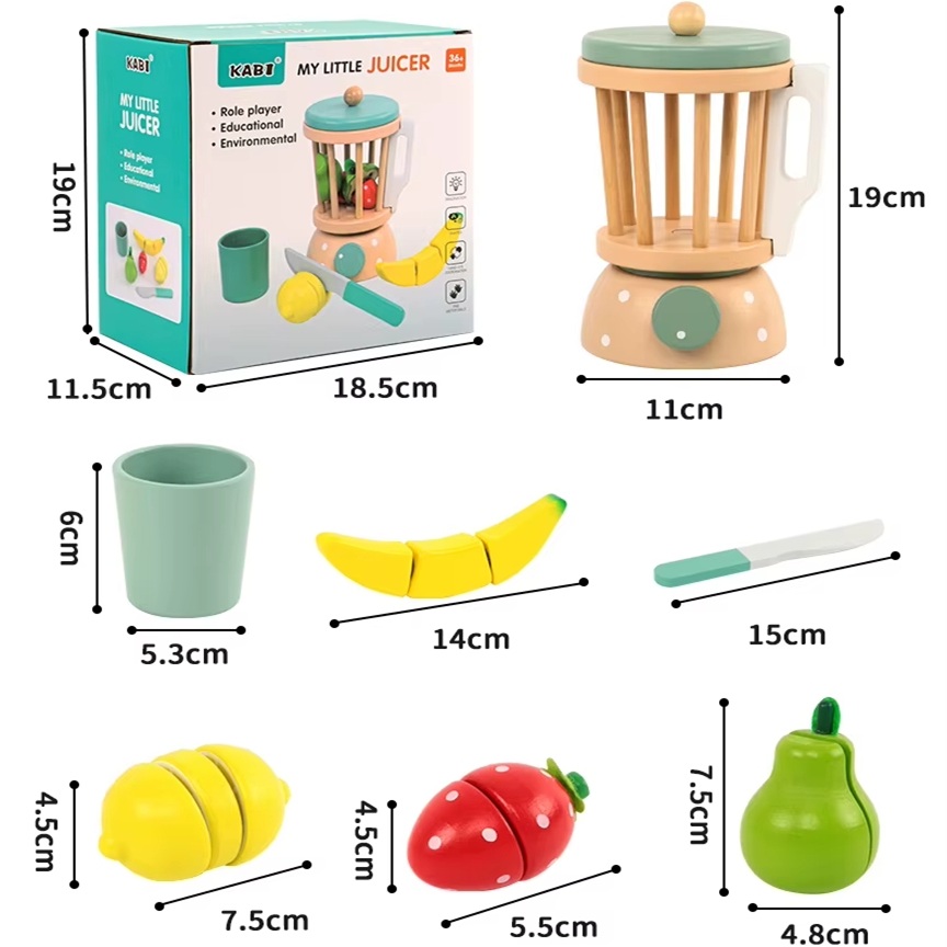 Licuadora de Madera para Niños - My Little Juicer - KABI imagen 2