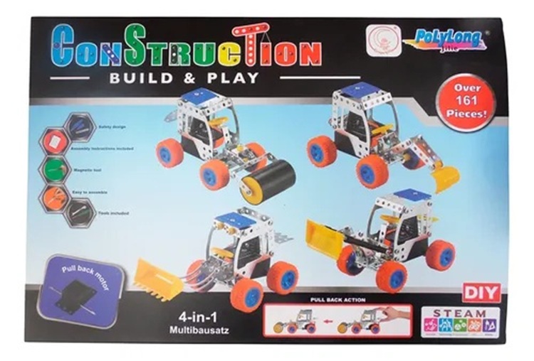 Bloques de Construccion - BUILD & PLAY - 161 Piezas